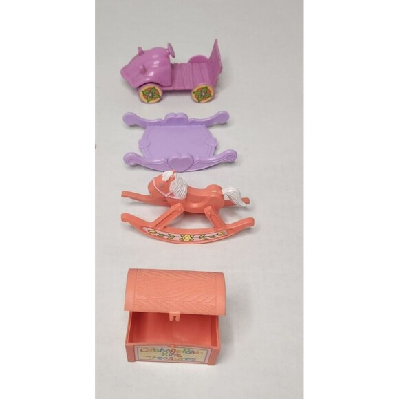 Cabbage Patch Kids 1985 Play House Set W Box Dolls Figures Car Accessories Vinta - Picture 15 of 16